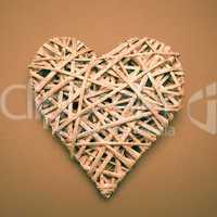 Wicker heart