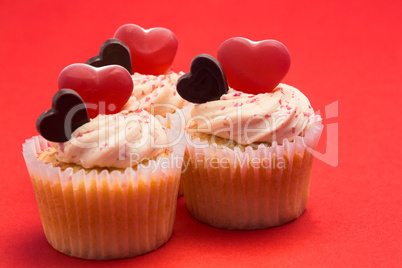 Tasty valentines cupcakes