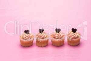 Cupcakes for valentines day