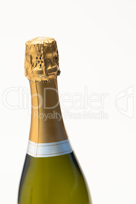 Top of champagne bottle