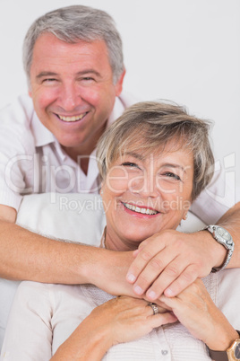 Portrait of smiling old couple
