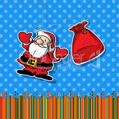 Santa sticker