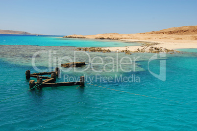 Blue sea Egypt