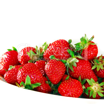 Appetizing strawberries