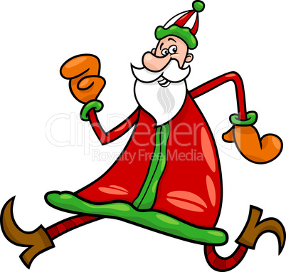 santa claus christmas cartoon illustration