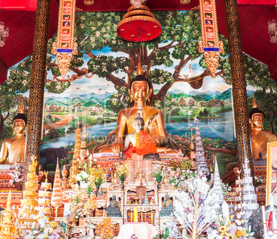 Buddha statue in Thailand temple