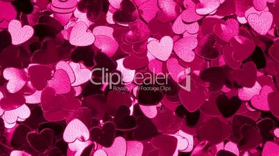 Heart shaped confetti