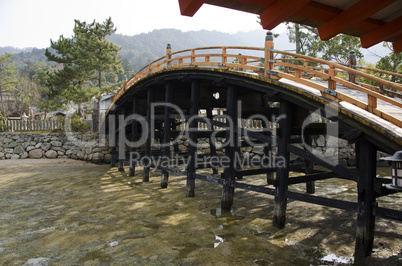 Bridge at Itsukushima Shrine