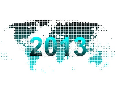 Weltkarte 2013