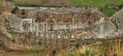 Ancient  Perge, HDR photography