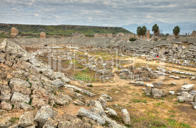 Ancient  Perge, HDR photography