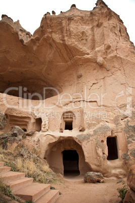 Famous city  Cappadocia in Turkey