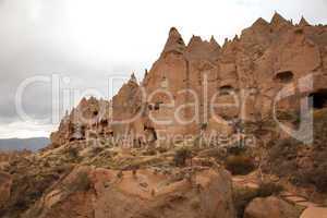 Famous city  Cappadocia in Turkey