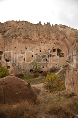 Famous city  Cappadocia in Turkey