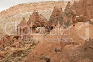 Famous city  Cappadocia in Turkey