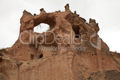 Famous city  Cappadocia in Turkey