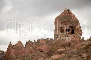 Famous city  Cappadocia in Turkey