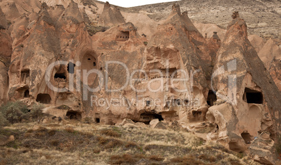 Famous city  Cappadocia in Turkey