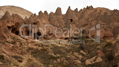 Famous city  Cappadocia in Turkey