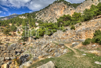 ancient Arykanda, HDR photography