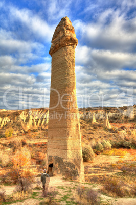 Famous cave city  Cappadocia at Turkey, HDR photography