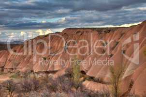 Famous cave city  Cappadocia at Turkey, HDR photography