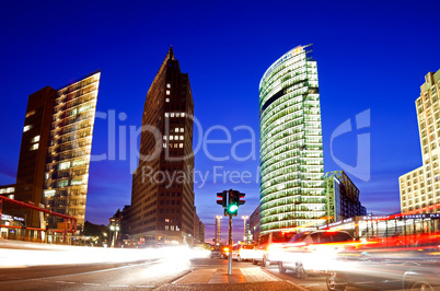 skyscrapers at potsdamer platz in berlin