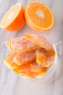 home-made  orange syrup