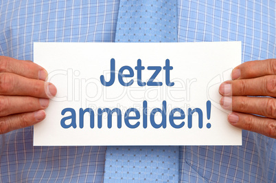 Jetzt anmelden !