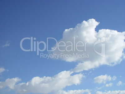 Blue Skies and White Fluffy Clouds