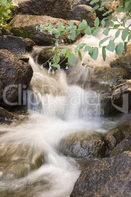 Waterfall and Rocks