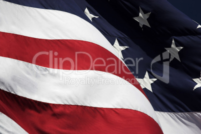 Closeup of US Flag Closeup of US Flag