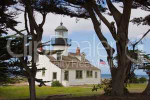 Lighthouse on California Coast