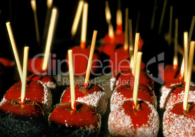 Candy Apples at County Fair