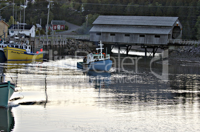 Fishing Boats and Covered Bridge 2