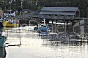 Fishing Boats and Covered Bridge 2