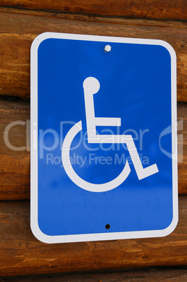 Wheel chair sign