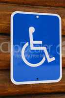 Wheel chair sign