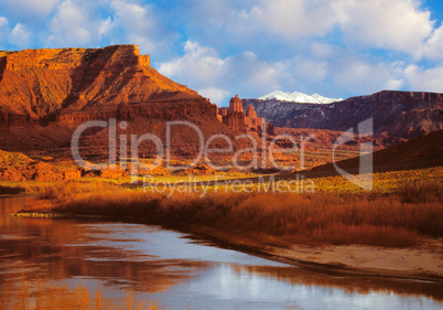 Colorado River at Fisher Towers