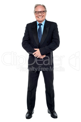 Full length portrait of a senior businessman