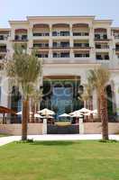 Building of the luxury hotel, Saadiyat island, Abu Dhabi, UAE