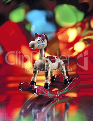 Rocking horse Christmas Ornament