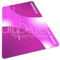 Pink Credit Card
