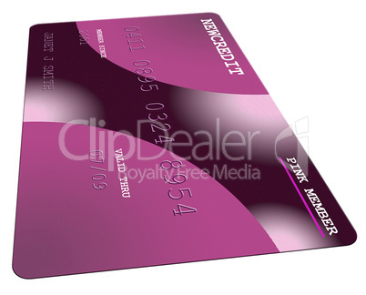 Pink Credit Card