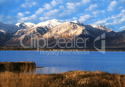 Wasatch Mountains and Utah Lake
