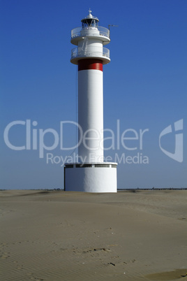 lighthouse in dunes