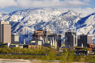 Salt Lake City Skyline, Utah