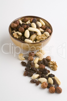 bowl with dry fruits