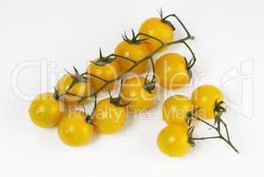 Yellow baby tomatoes