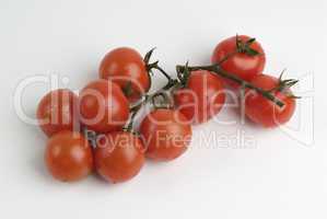 Red baby tomatoes